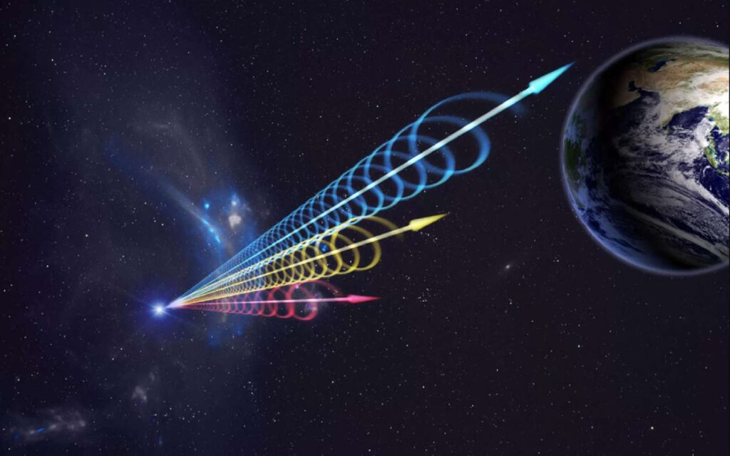 radio waves from space reach the earth
